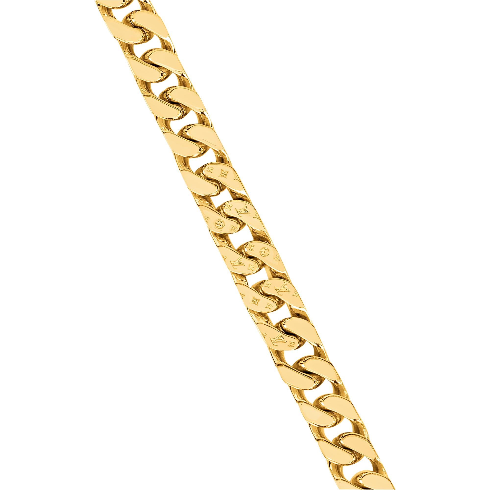 Lv chain links deals necklace